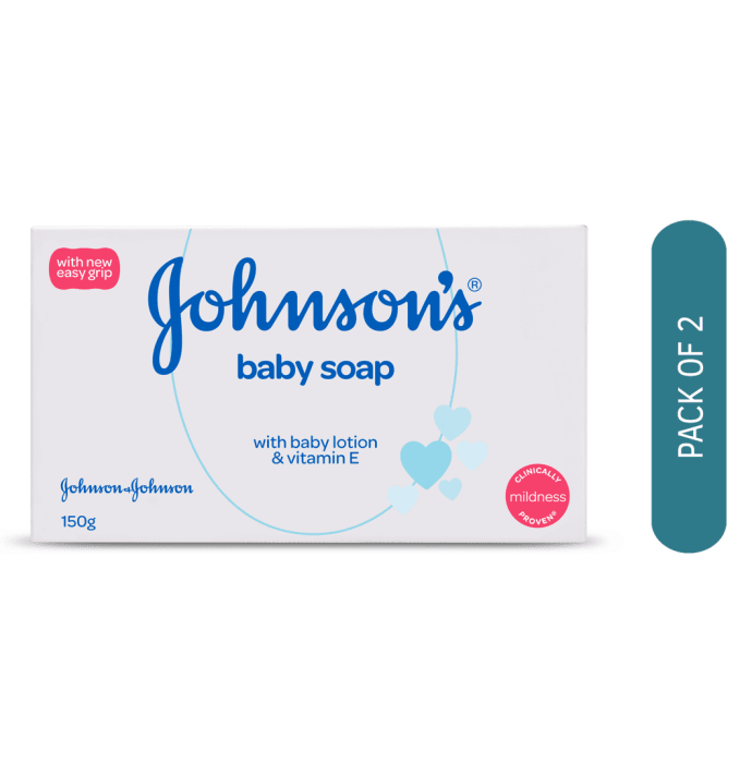 Johnsons baby soap pack of 2